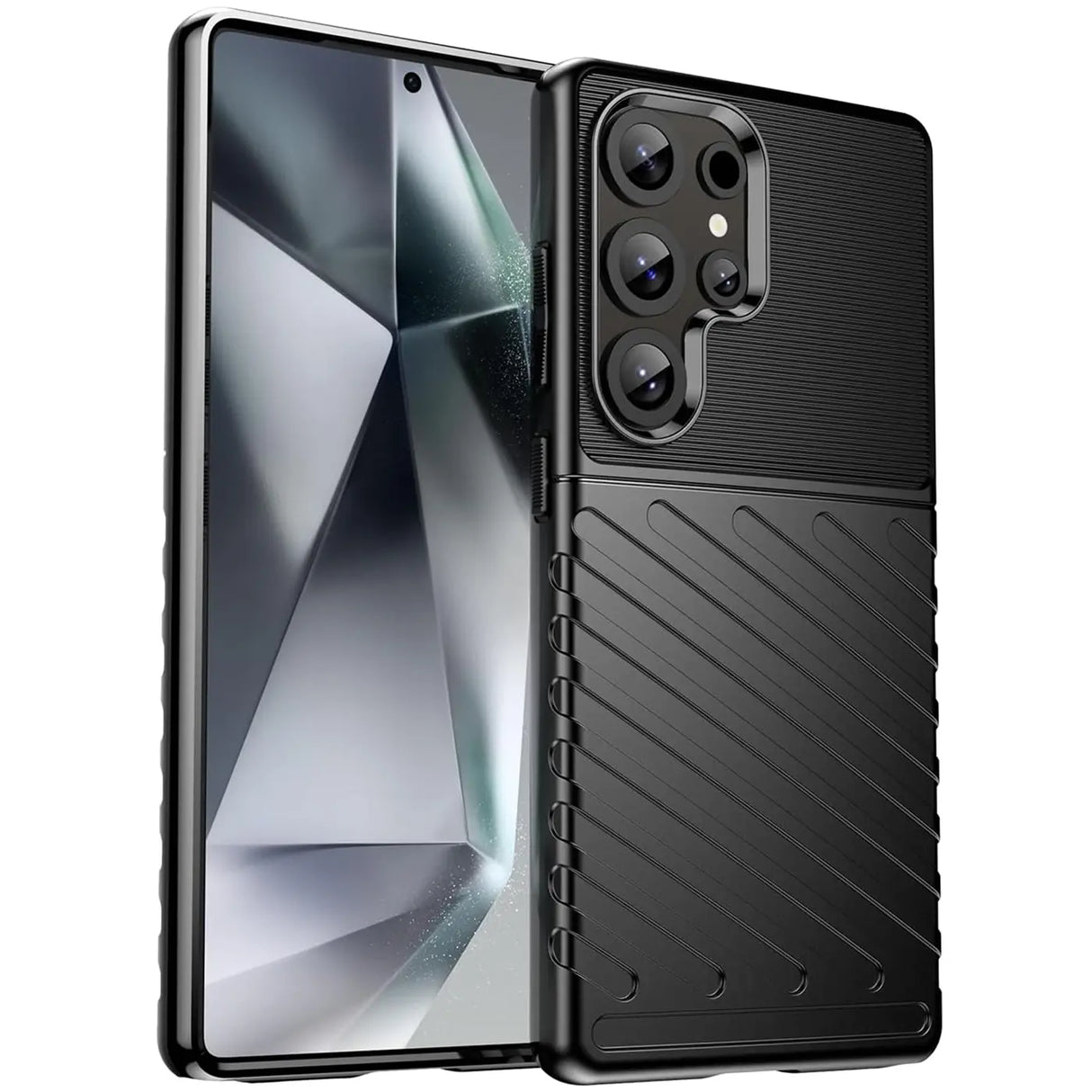 Stoßfeste und stylische robuste Handyhülle für Samsung Galaxy S25 Ultra