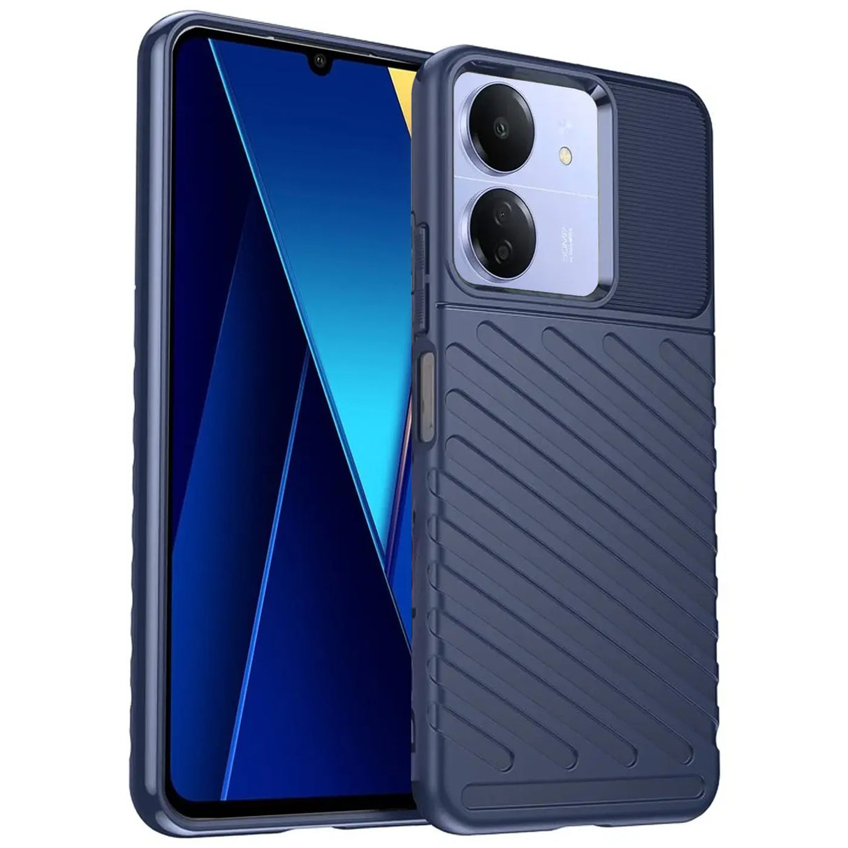 Stoßfeste und stylische robuste Handyhülle für Xiaomi Poco C65