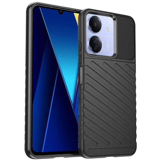 Stoßfeste und stylische robuste Handyhülle für Xiaomi Poco C65