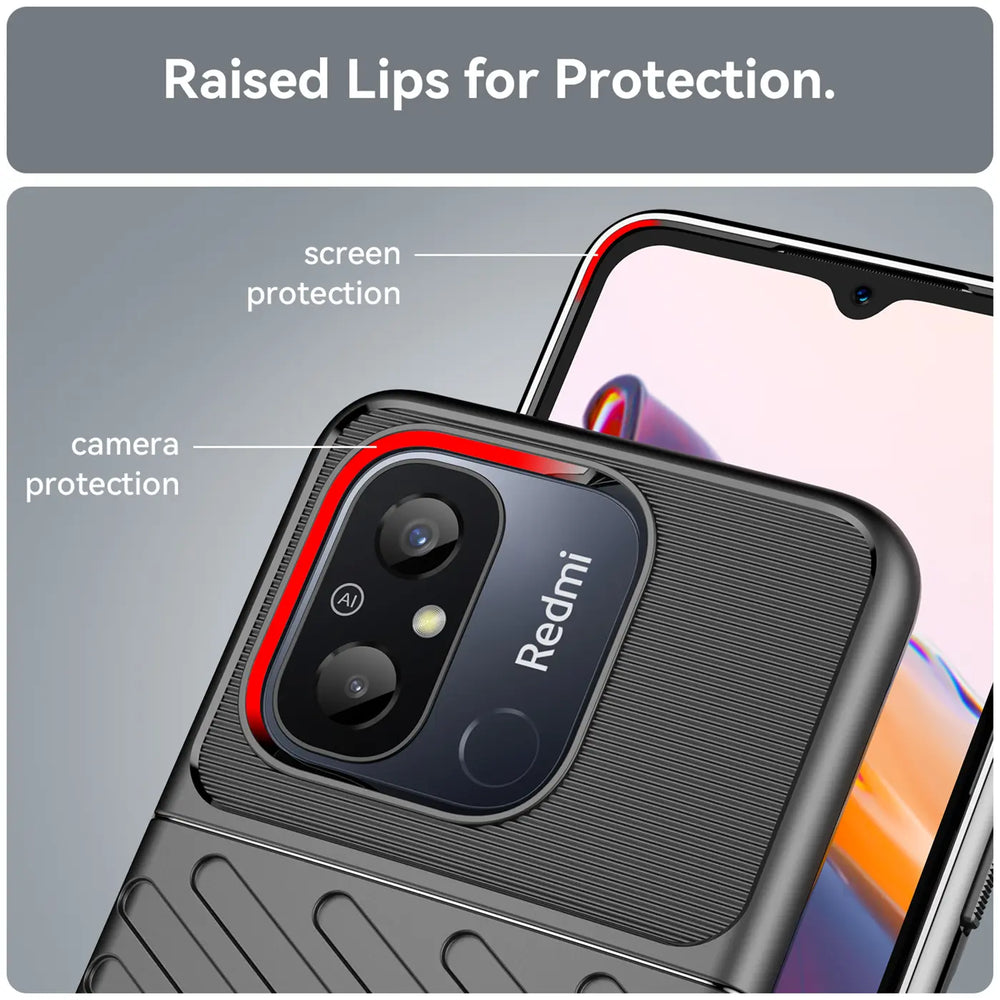 Stoßfeste und stylische robuste Handyhülle für Xiaomi Redmi 12C
