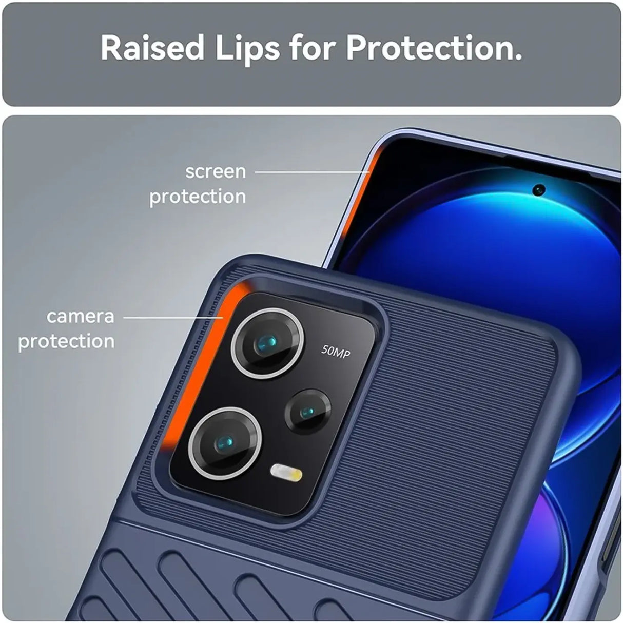 Stoßfeste und stylische robuste Handyhülle für Xiaomi Redmi Note 12 Pro 5G