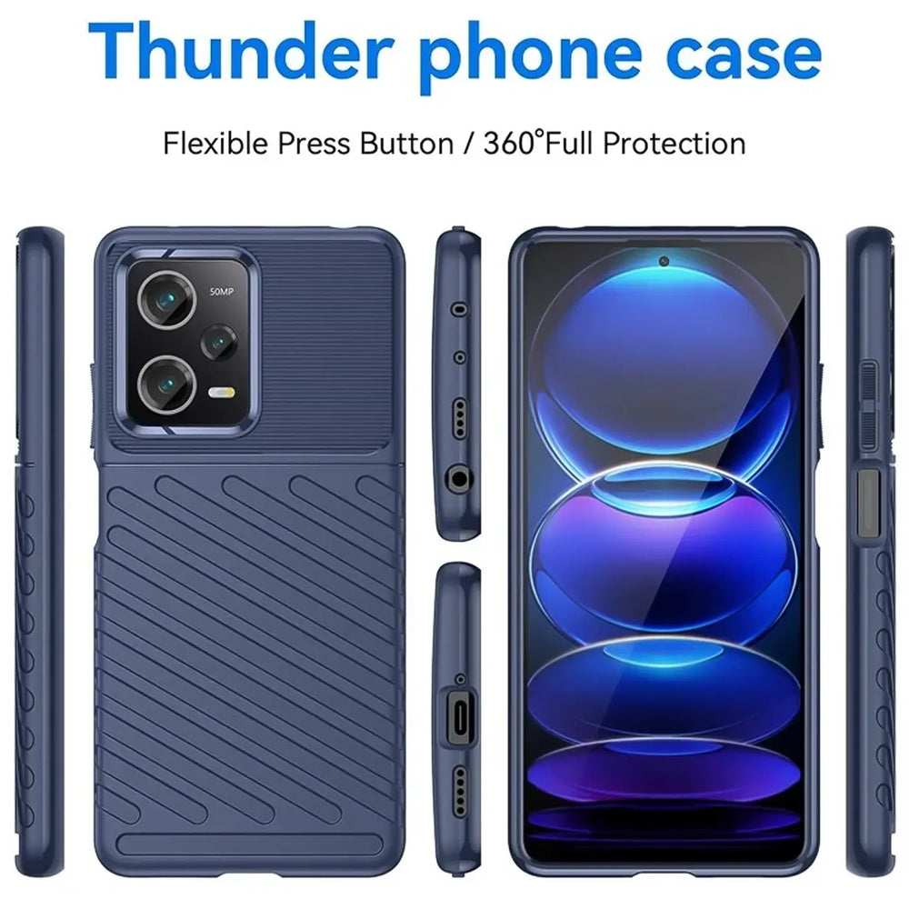 Stoßfeste und stylische robuste Handyhülle für Xiaomi Redmi Note 12 Pro 5G