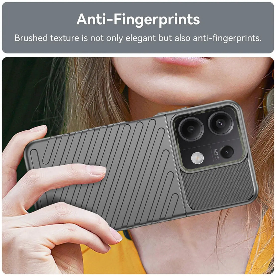Edle Bürsten-Optik gegen Fingerabdrücke
