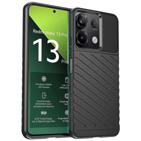 Stoßfeste und stylische robuste Handyhülle für Xiaomi Redmi Note 13 Pro 5G