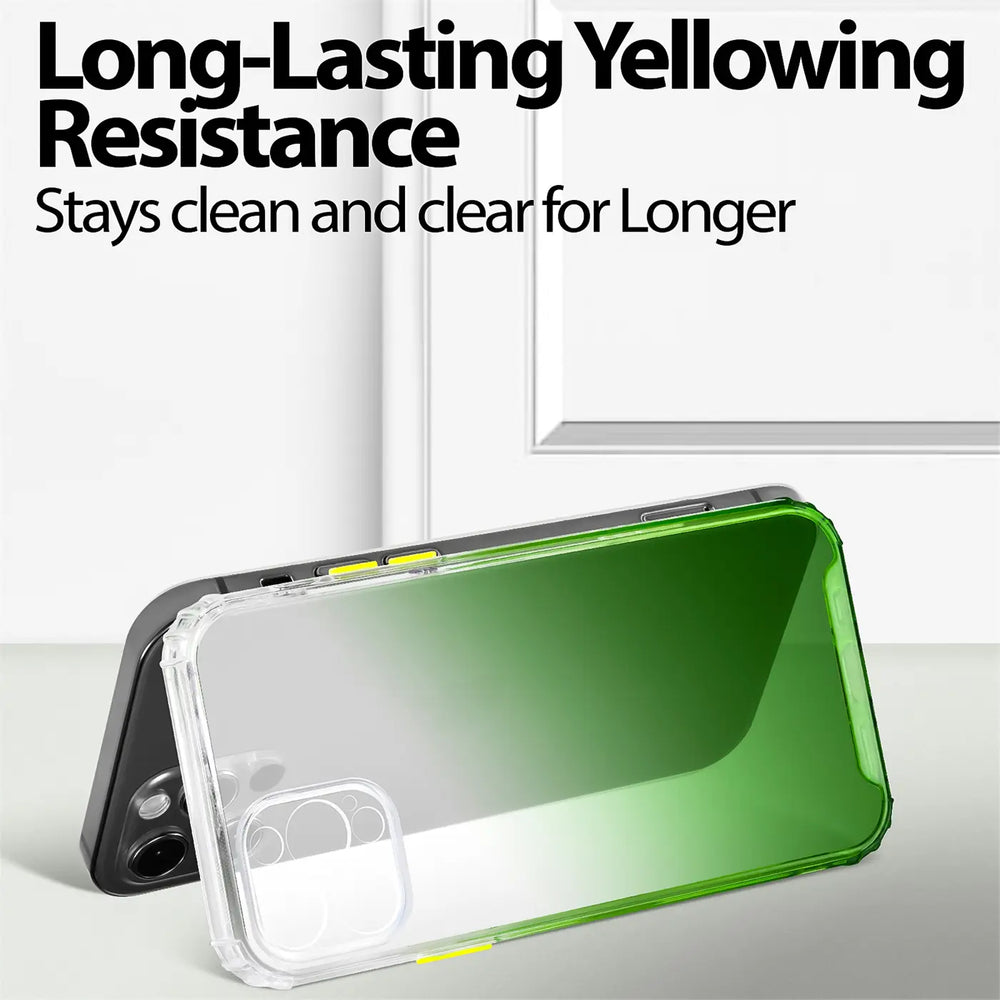 Schlanke und stoßfeste Gradient Handyhülle für iPhone 11 Pro Max in Grün