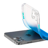 Schlanke und stoßfeste Gradient Handyhülle für iPhone 12 Pro Max in Blau