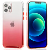 Schlanke und stoßfeste Gradient Handyhülle für iPhone 12 Pro Max in Rot