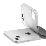 Schlanke und stoßfeste Gradient Handyhülle für iPhone 12 in Schwarz
