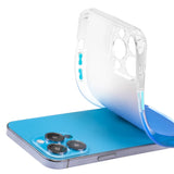 Schlanke und stoßfeste Gradient Handyhülle für iPhone 13 Pro in Blau