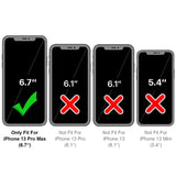 Schlanke und stoßfeste Gradient Handyhülle für iPhone 13 Pro Max in Schwarz