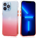 Schlanke und stoßfeste Gradient Handyhülle für iPhone 13 Pro in Rot