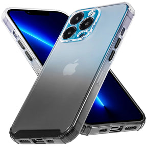 Schlanke und stoßfeste Gradient Handyhülle für iPhone 13 Pro in Schwarz