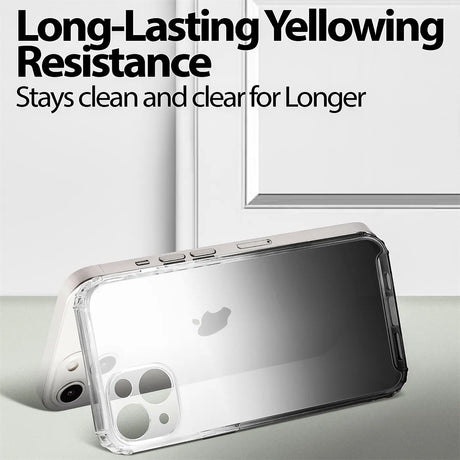 Schlanke und stoßfeste Gradient Handyhülle für iPhone 13 in Schwarz