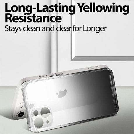 Schlanke und stoßfeste Gradient Handyhülle für iPhone 14 Plus in Schwarz