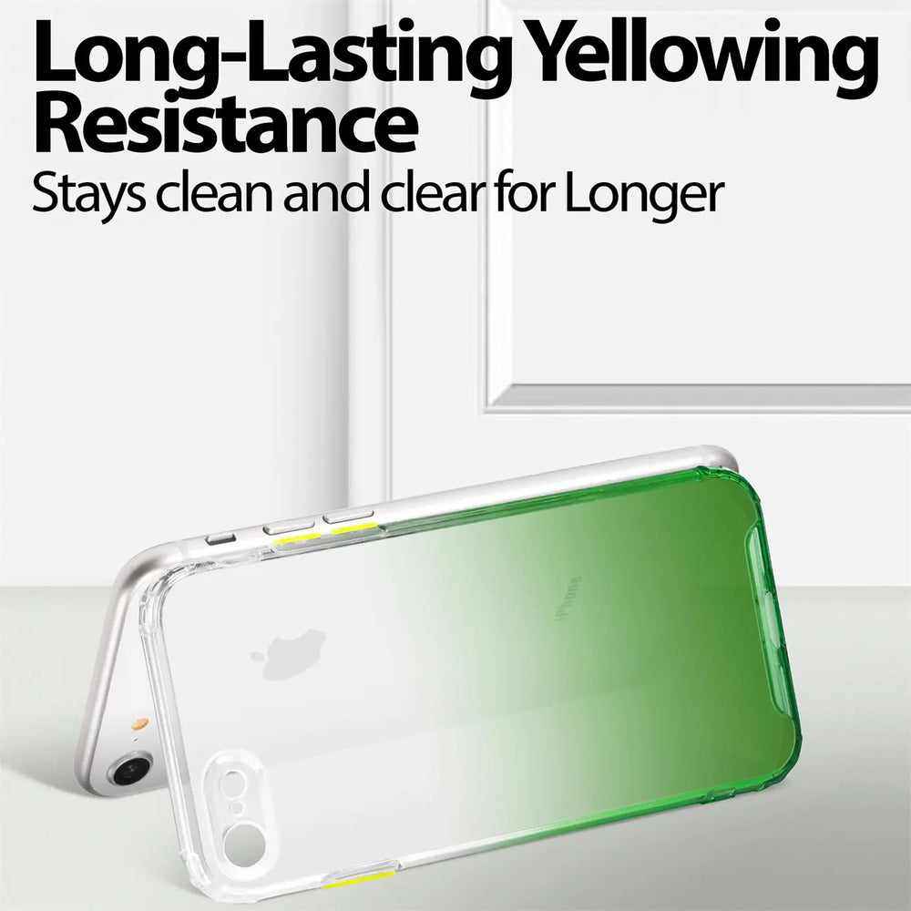 Schlanke und stoßfeste Gradient Handyhülle für iPhone 7 / 8 / SE 2 / SE 3 in Grün