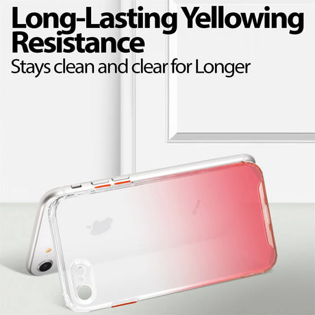 Schlanke und stoßfeste Gradient Handyhülle für iPhone 7 / 8 / SE 2 / SE 3 in Rot