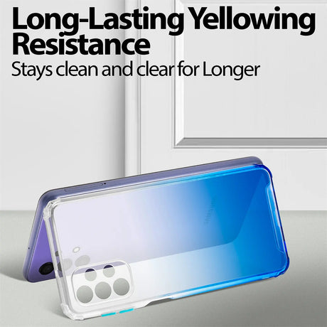 Schlanke und stoßfeste Gradient Handyhülle für Samsung Galaxy A13 4G in Blau