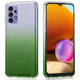 Schlanke und stoßfeste Gradient Handyhülle für Samsung Galaxy A13 4G in Grün