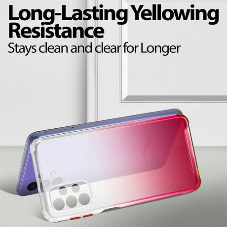 Schlanke und stoßfeste Gradient Handyhülle für Samsung Galaxy A13 4G in Rot