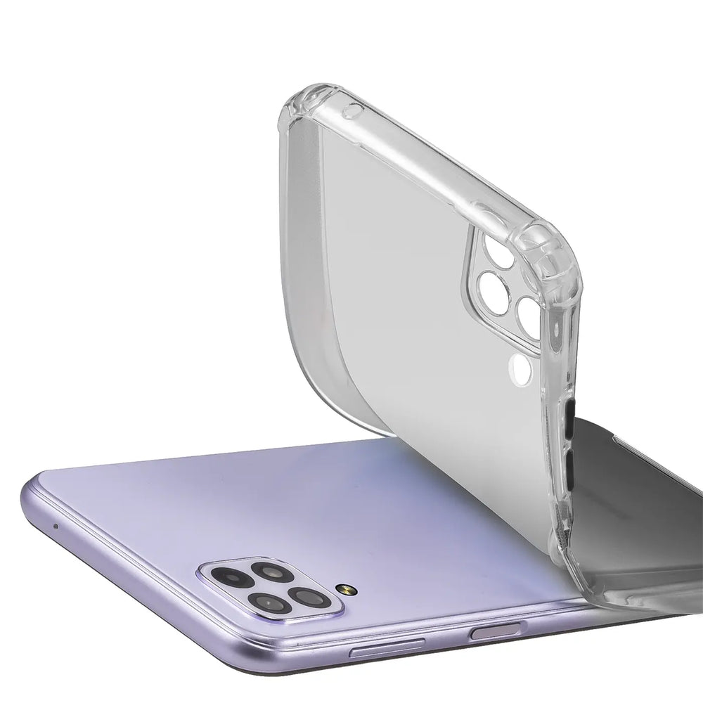 Schlanke und stoßfeste Gradient Handyhülle für Samsung Galaxy A22 4G / M32 / M22 in Schwarz