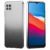 Schlanke und stoßfeste Gradient Handyhülle für Samsung Galaxy A22 5G in Schwarz