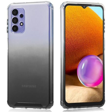 Schlanke und stoßfeste Gradient Handyhülle für Samsung Galaxy A32 5G in Schwarz