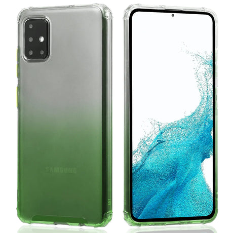 Schlanke und stoßfeste Gradient Handyhülle für Samsung Galaxy A51 in Grün
