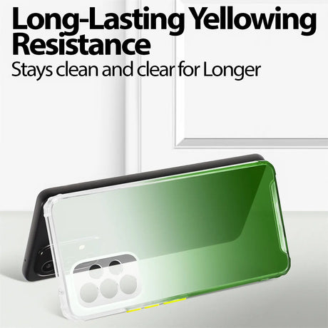Schlanke und stoßfeste Gradient Handyhülle für Samsung Galaxy A53 5G in Grün