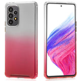 Schlanke und stoßfeste Gradient Handyhülle für Samsung Galaxy A53 5G in Rot