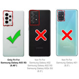 Schlanke und stoßfeste Gradient Handyhülle für Samsung Galaxy A53 5G in Schwarz