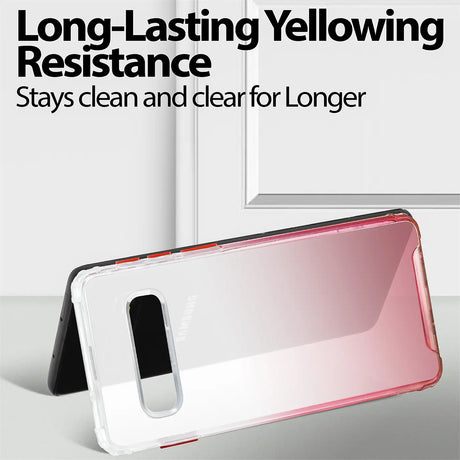 Schlanke und stoßfeste Gradient Handyhülle für Samsung Galaxy S10 Plus in Rot