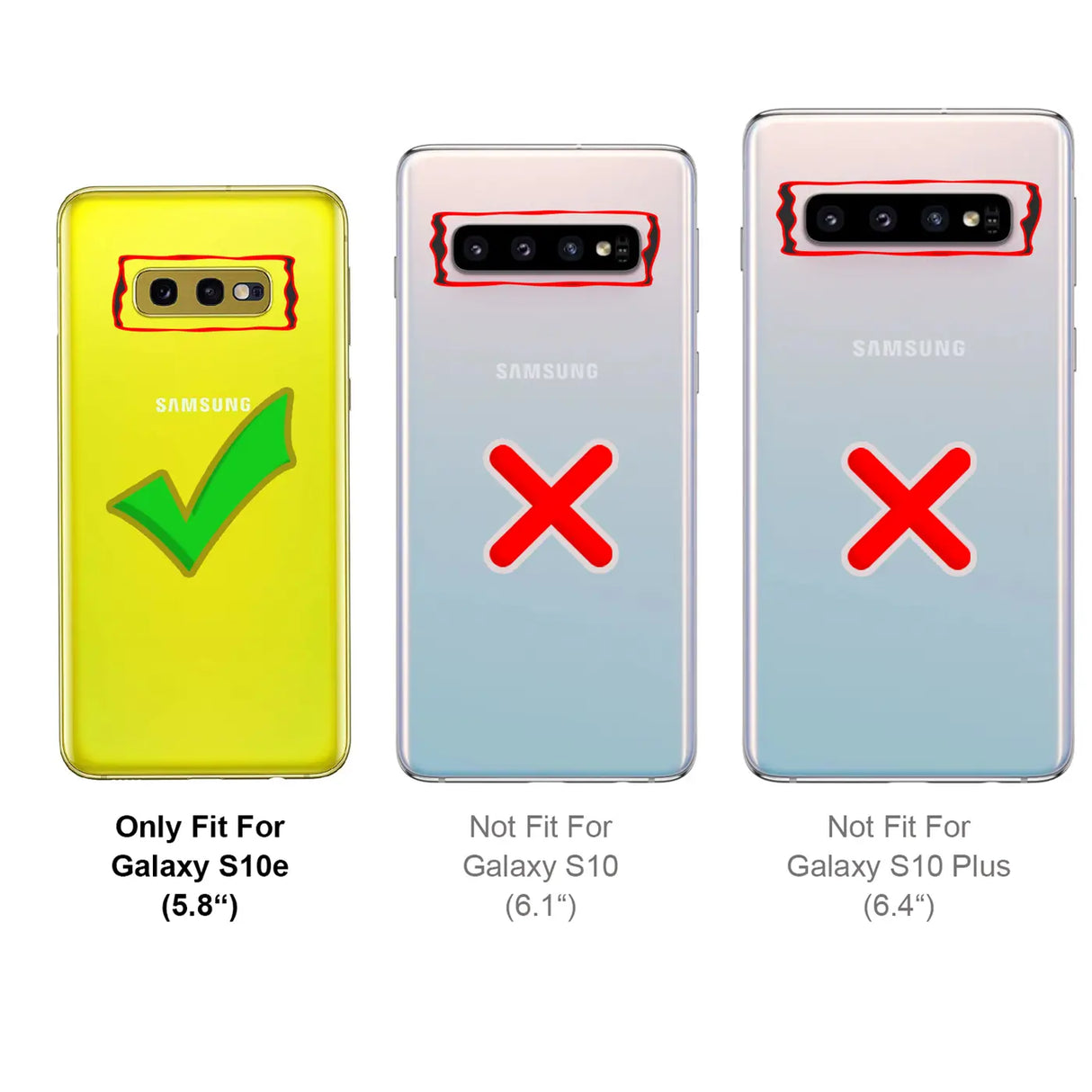Schlanke und stoßfeste Gradient Handyhülle für Samsung Galaxy S10e in Rot