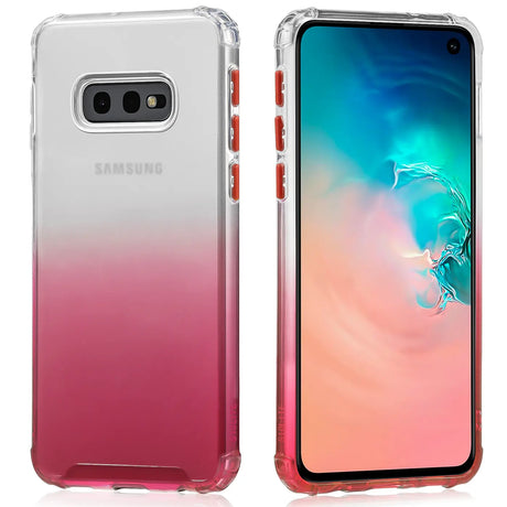 Schlanke und stoßfeste Gradient Handyhülle für Samsung Galaxy S10e in Rot