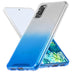 Schlanke und stoßfeste Gradient Handyhülle für Samsung Galaxy S20 in Blau