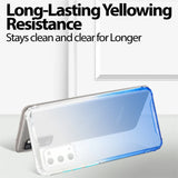 Schlanke und stoßfeste Gradient Handyhülle für Samsung Galaxy S20 in Blau