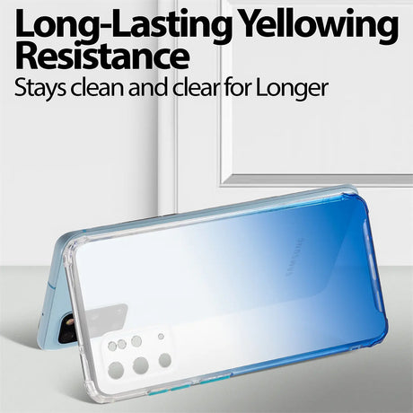 Schlanke und stoßfeste Gradient Handyhülle für Samsung Galaxy S20 Plus in Blau