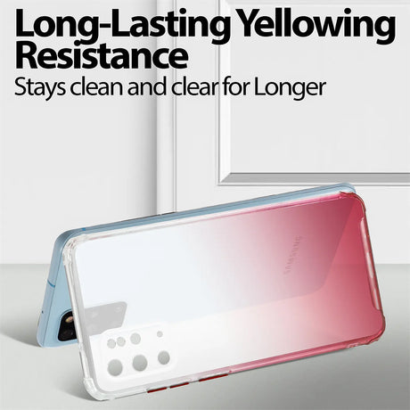 Schlanke und stoßfeste Gradient Handyhülle für Samsung Galaxy S20 Plus in Rot