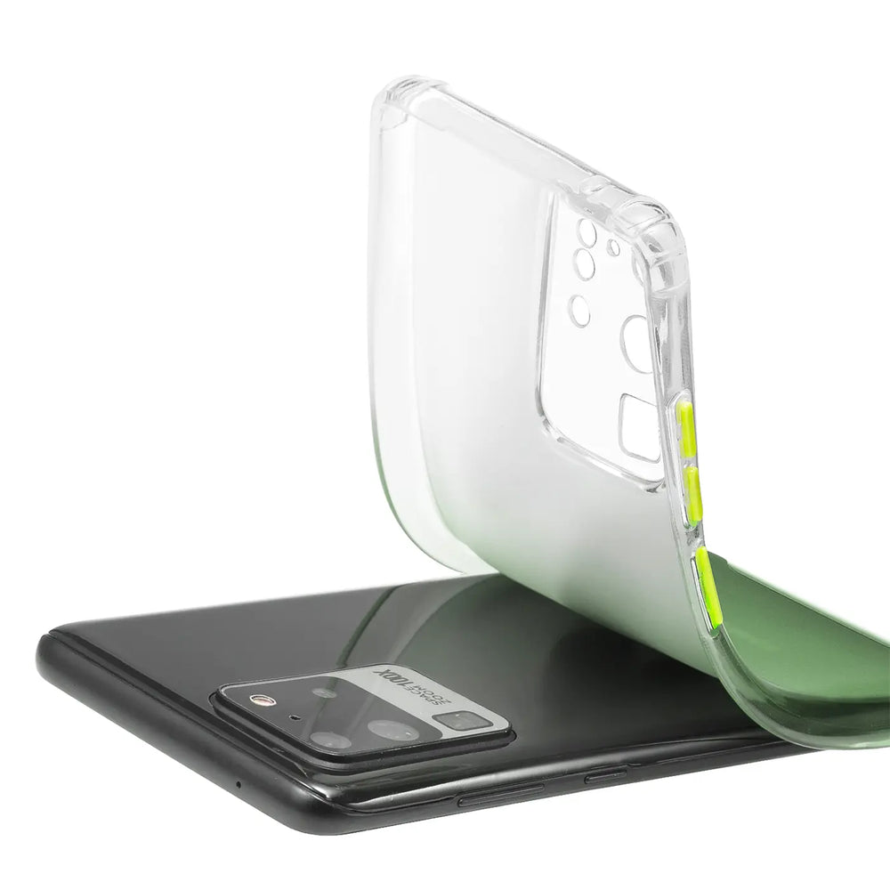 Schlanke und stoßfeste Gradient Handyhülle für Samsung Galaxy S20 Ultra in Grün