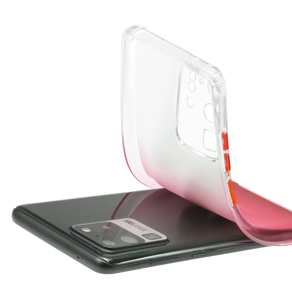 Schlanke und stoßfeste Gradient Handyhülle für Samsung Galaxy S20 Ultra in Rot