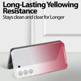 Schlanke und stoßfeste Gradient Handyhülle für Samsung Galaxy S21 Plus in Rot