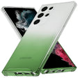 Schlanke und stoßfeste Gradient Handyhülle für Samsung Galaxy S21 Ultra in Grün