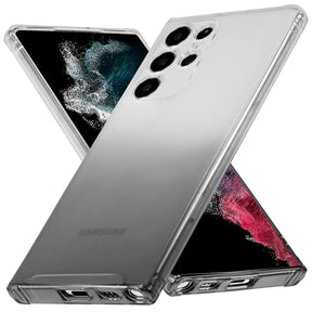 Schlanke und stoßfeste Gradient Handyhülle für Samsung Galaxy S21 Ultra in Schwarz