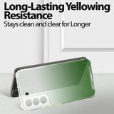 Schlanke und stoßfeste Gradient Handyhülle für Samsung Galaxy S22 Plus in Grün