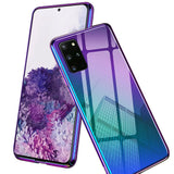 Schlanke und stoßfeste Gradient Handyhülle für Samsung Galaxy S20 Ultra in Violett