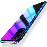 Schlanke und stoßfeste Gradient Handyhülle für Samsung Galaxy S20 Ultra in Violett