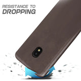 iPhone 11 Pro Max Klapphülle in Braun mit Kartenfächern und Schutz