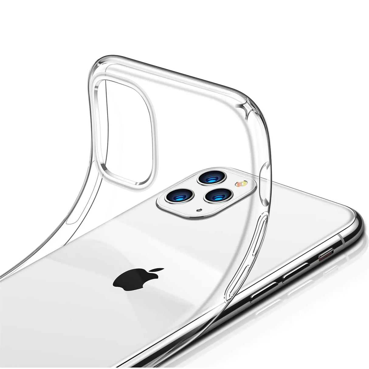 Durchsichtige Handyhülle für iPhone 12 Pro Max mit Anti-Vergilbung