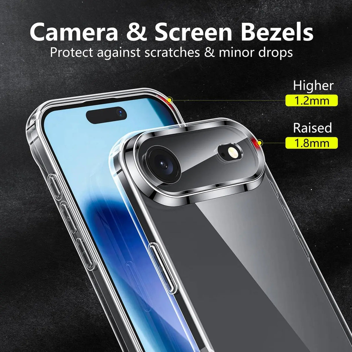 Durchsichtige Handyhülle für iPhone 17 Air mit Anti-Vergilbung