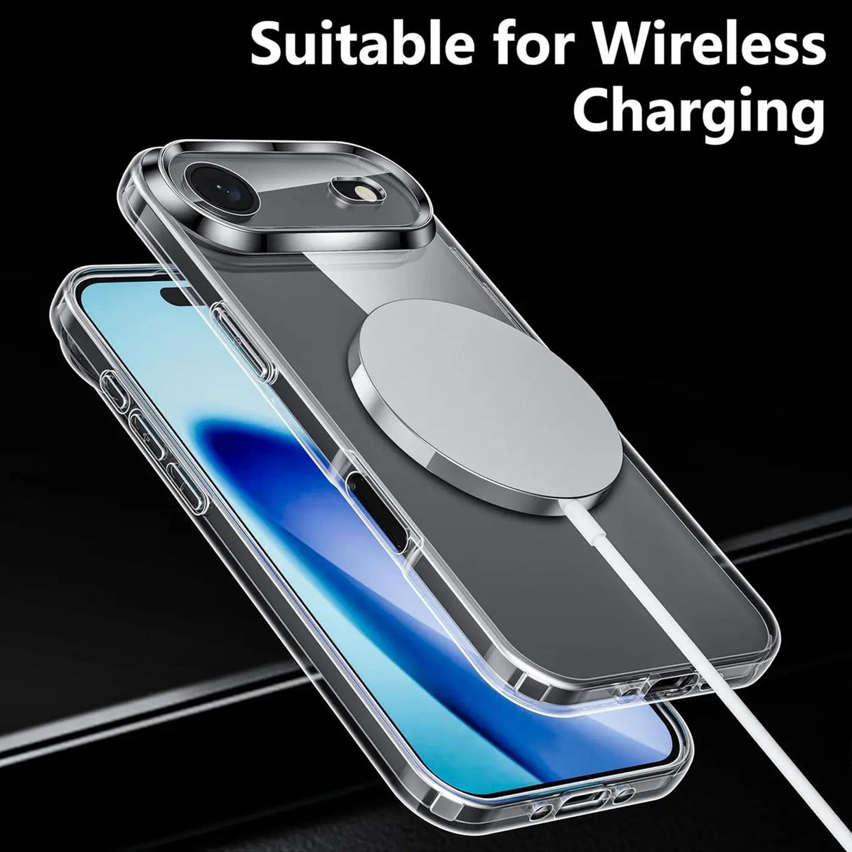 Durchsichtige Handyhülle für iPhone 17 Air mit Anti-Vergilbung