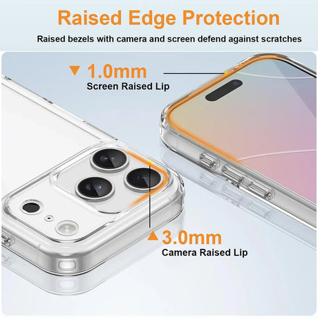 Durchsichtige Handyhülle für iPhone 17 Pro mit Anti-Vergilbung